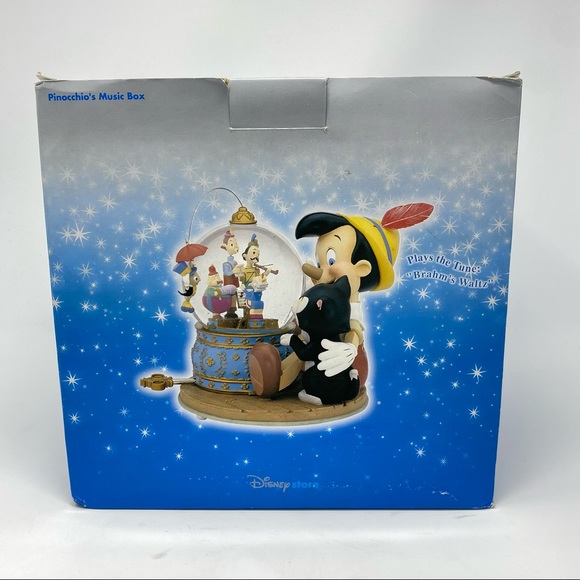 Disney Art Rare Disney Pinocchios Music Box Snow Globe Nwt Poshmark
